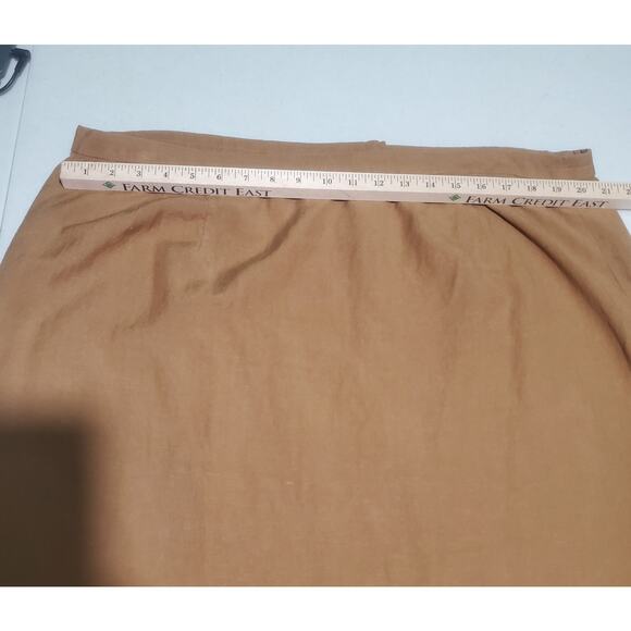 Cynthia Howie Womens Linen Blened Skirt Size 20W Fall Professional Classy boho - Picture 3 of 5